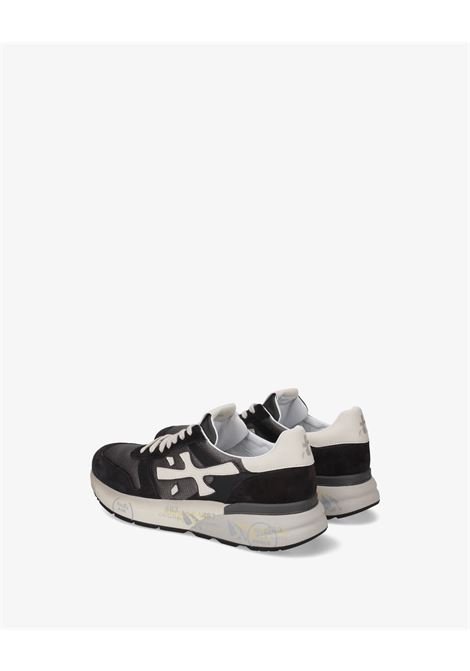 Sneakers Premiata Mick 8085 in pelle scamosciata e nylon nero/grigio scuro PREMIATA | Scarpe | MICK VAR8085